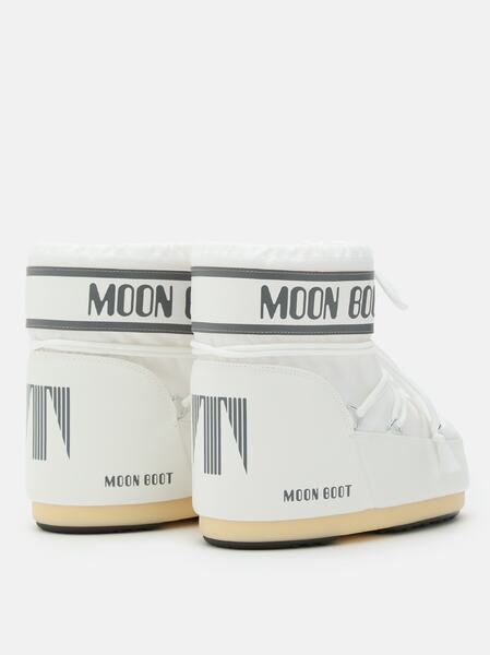 Moon Boot Icon low white mono