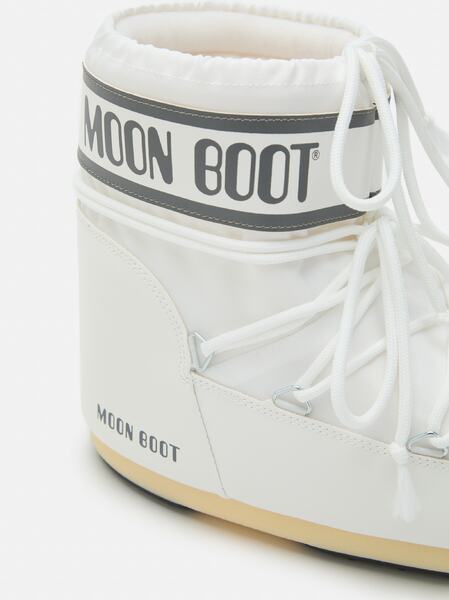 Moon Boot Icon low white mono