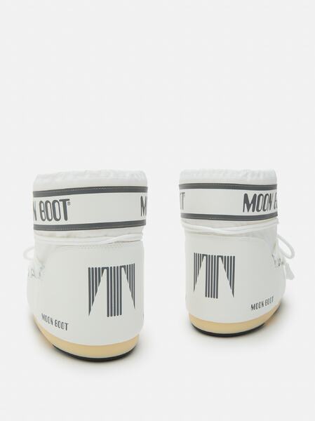 Moon Boot Icon low white mono