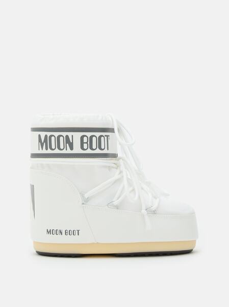 Moon Boot Icon low white mono
