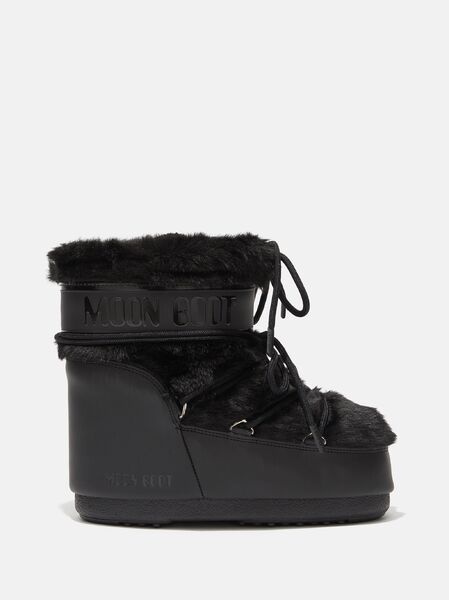 Icon low faux fur black