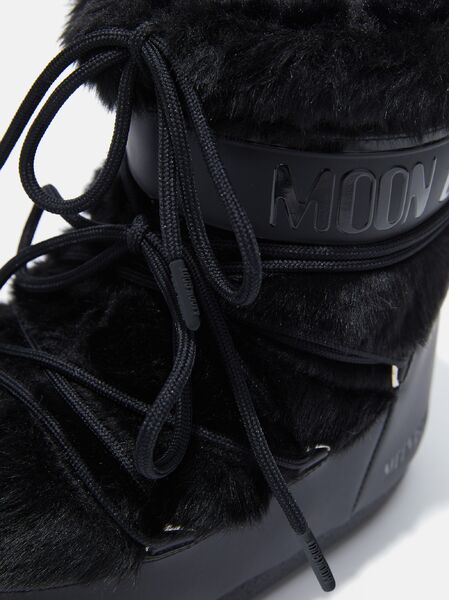 Icon low faux fur black