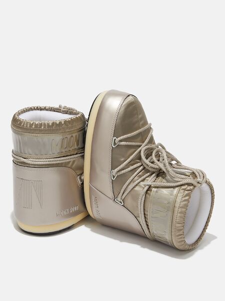 Moon Boot Icon low glance platinum