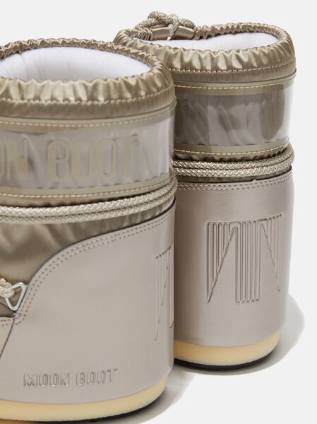 Moon Boot Icon low glance platinum