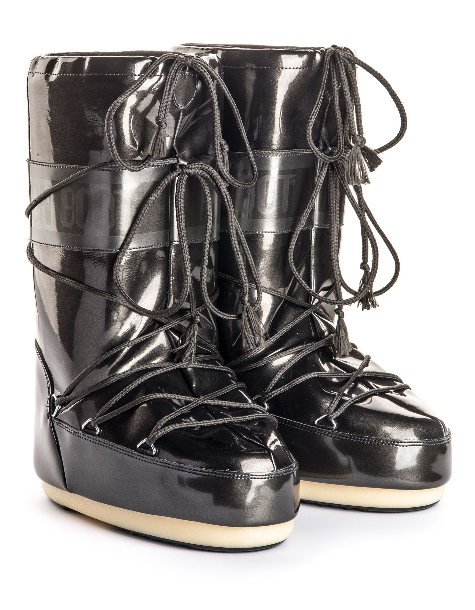 Мунбуты Moon Boot Vinil met black